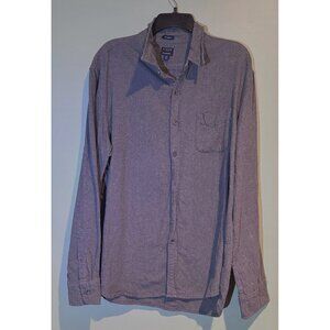 J.Crew Men’s XL Flannel Shirt Gray Long Sleeve Button Down Casual Workwear